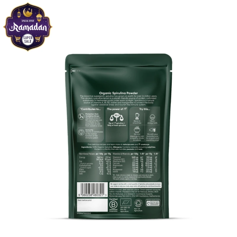 Naturya Organic Spirulina Powder - Niramoy Polli